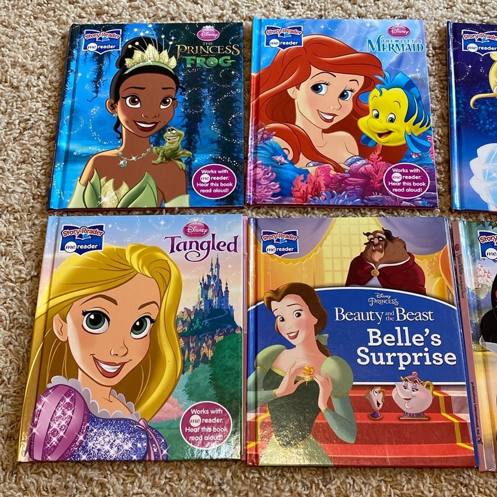 Story reader books only lot of 7 Disney princess stories - Picture 1 of 2